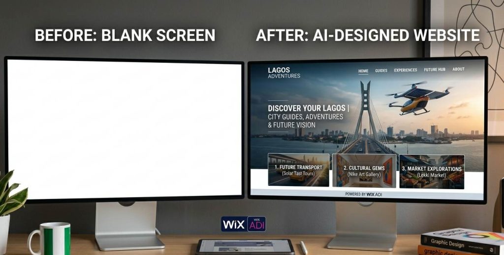Wix AI website builder