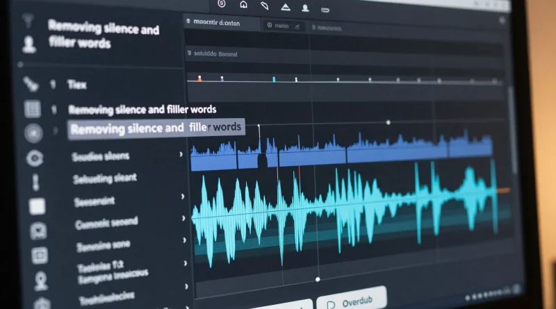 Descript podcast editing