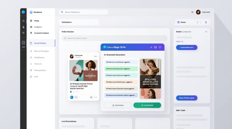 Canva Magic Write social media posts